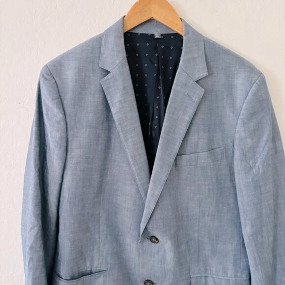 Bonobos Men's Blue Blazer Standard Fit Size 40 R - Picture 2 of 7